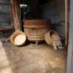 Traditional rice steaming vat